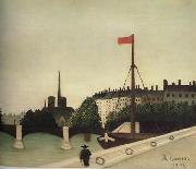 Henri Rousseau, Notre-Dame Seen from Port Henri-IV